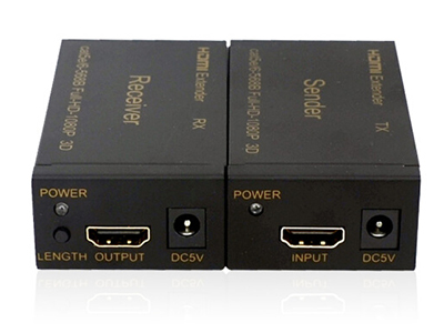 联鸿泰  HDMI延长器45米 单网线HDMI信号放大器 防雷支持高清1080P
