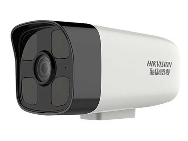 海康威视（HIKVISION） 100 万/200 万高清网络监控枪型红外摄像头 室外防水 200万非POE供电+录音B12HV2-IA 4mm