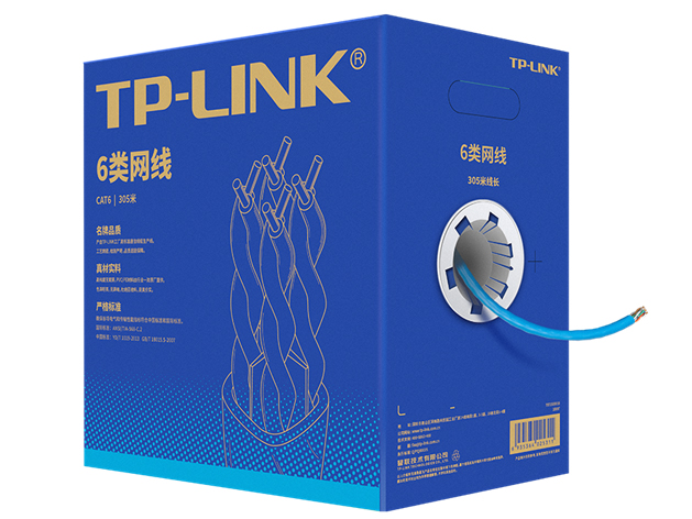 TP-LINK  TL-EC6-305 六類非屏蔽網絡工程線（305米）