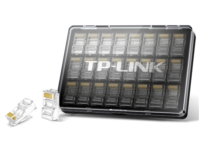 TP-LINK TL-EH5e01-24 超五類非屏蔽精品網絡水晶頭（24個精品裝）