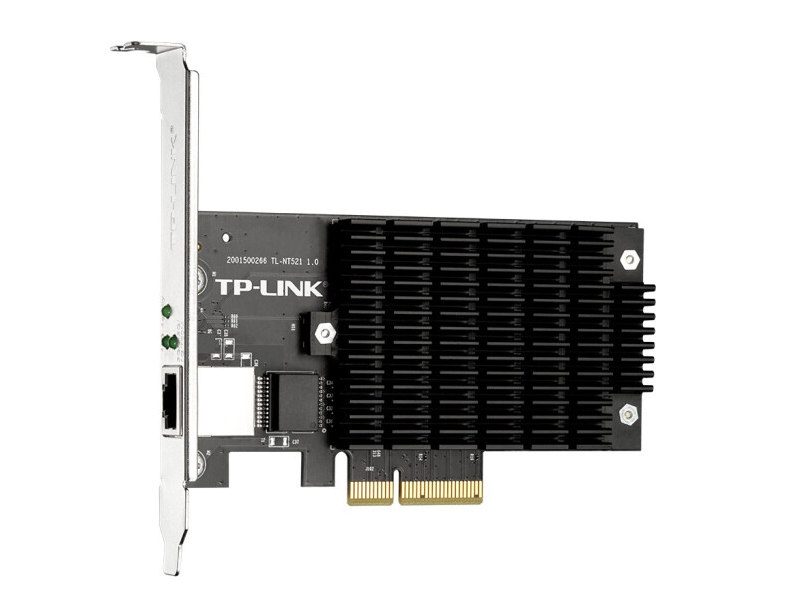 TP-LINK TL-NT521 萬兆PCI-E網卡臺式機電腦服務器內置RJ45口10G高速有線網卡
