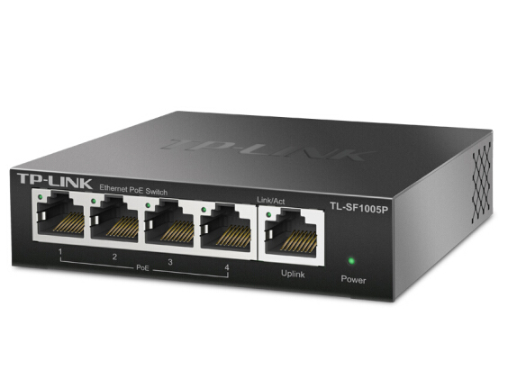 TP-LINK TL-SF1005P 5口百兆4口POE非網管PoE交換機 AP監控供電器