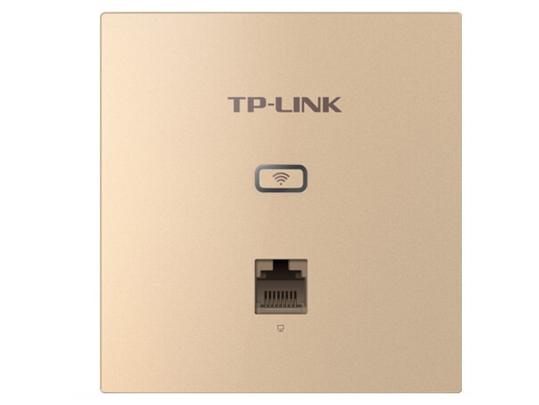 TP-LINK TL-AP1202GI-POE薄款香檳金（方） AC1200雙頻無線86型面板AP