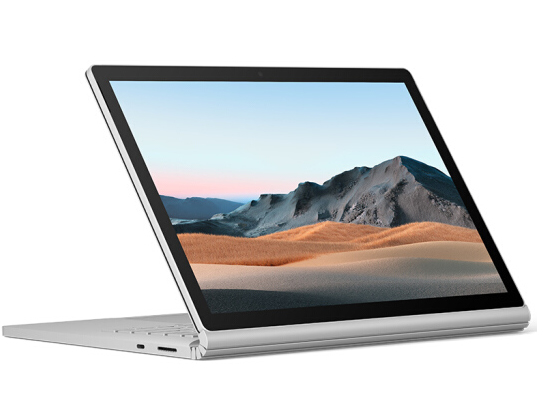 微软 Surface Book 3 i7 32G+512G GTX1660Ti独显 15英寸3K触屏 3:2高色域 二合一平板 轻薄本 亮铂金