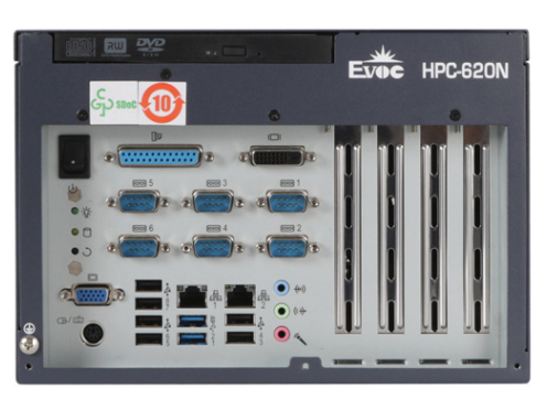 研祥EVOC工控主機G1820工業電腦壁掛嵌入式英特爾4代HPC-620N
