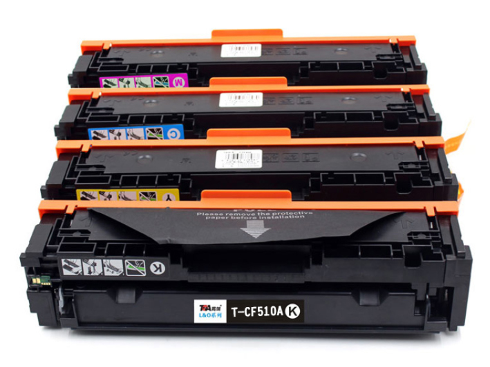 高端彩色硒鼓CF510 CF511 CF512 CF513适用惠普HP M154/M180N CF510A硒鼓四色套装易加粉