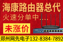 郑州网先电子（海康一级·路由器网通总代·TP总代）