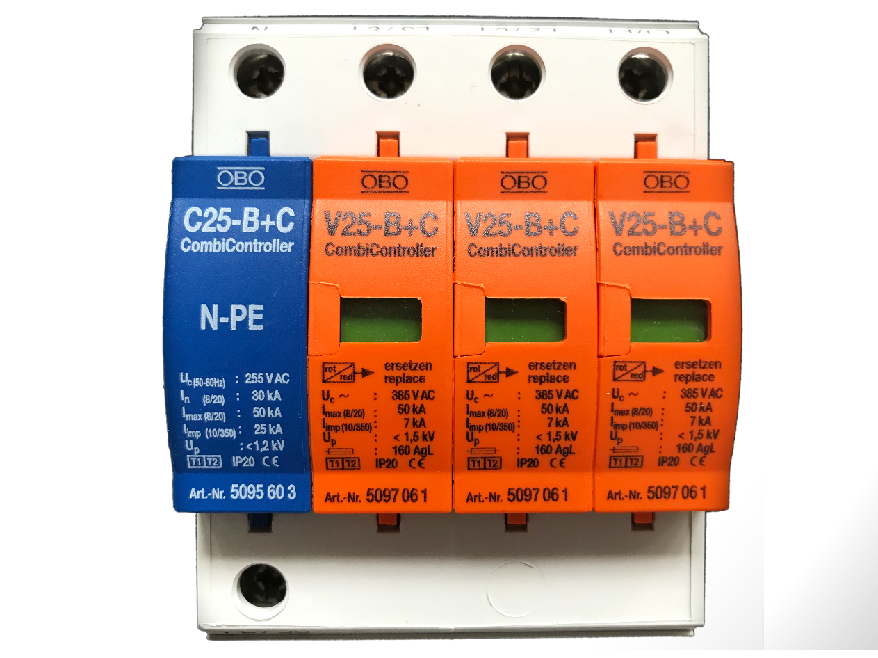OBO V25-B+C 3+NPE  电源防雷器