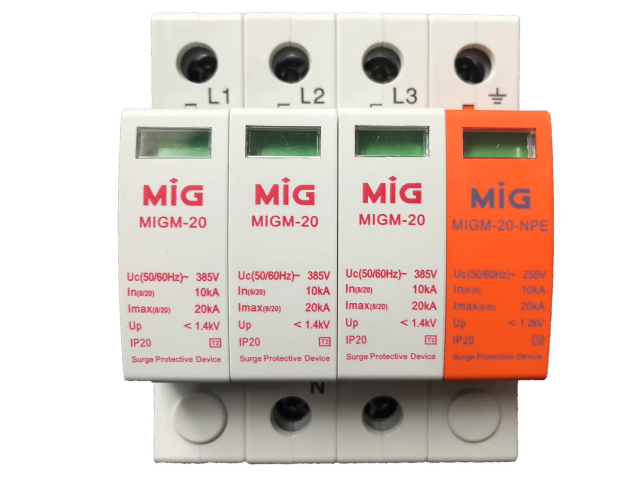 明家电源防雷器MIGM-20-3+N
