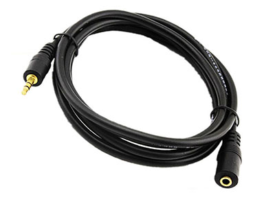 帝辛 无氧铜耳机延长线3.5公对母音频线直插头延长线电脑音频加长线