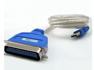 帝辛USB转并口线36针式打印机数据线1284打印线USB2.0连接线口 