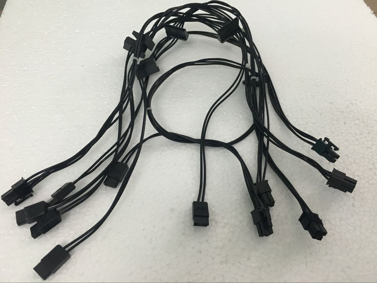 联想M4000E E74S E75S 光驱硬盘供电线 大口4P转光驱6P电源接口