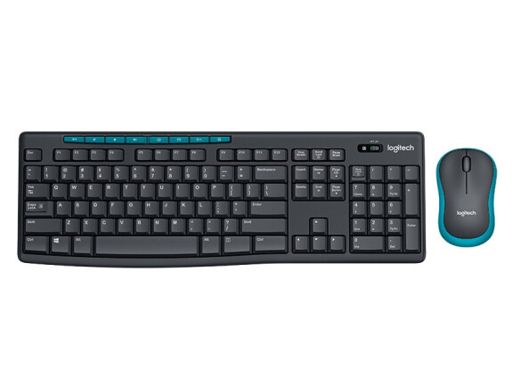 罗技（Logitech）MK275无线键盘鼠标套装 全尺寸家用商务办公键鼠套装 带无线2.4G接收器