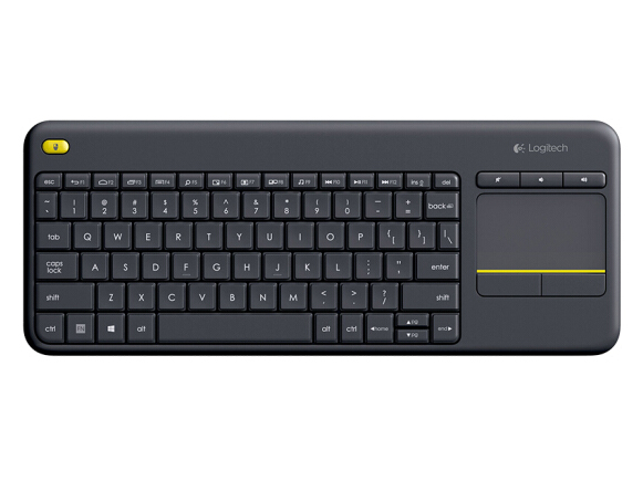 罗技（Logitech）K400 Plus 键盘 无线键盘 办公键盘 带触摸板 