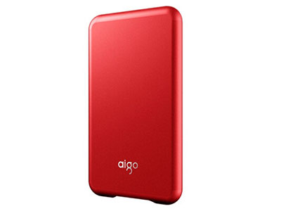 爱国者（aigo）500GB USB 3.1 移动固态硬盘 (PSSD) S7 红色 读速高达520MB/s 轻薄抗震 多色可选