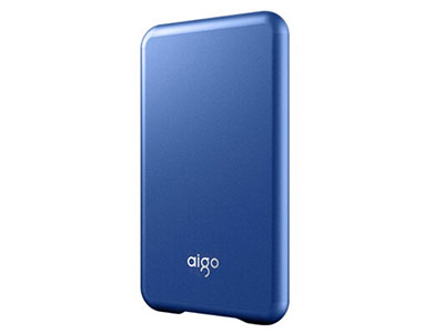 爱国者（aigo）250GB USB 3.1 移动固态硬盘 (PSSD) S7 蓝色 读速高达520MB/s 轻薄抗震 多色可选