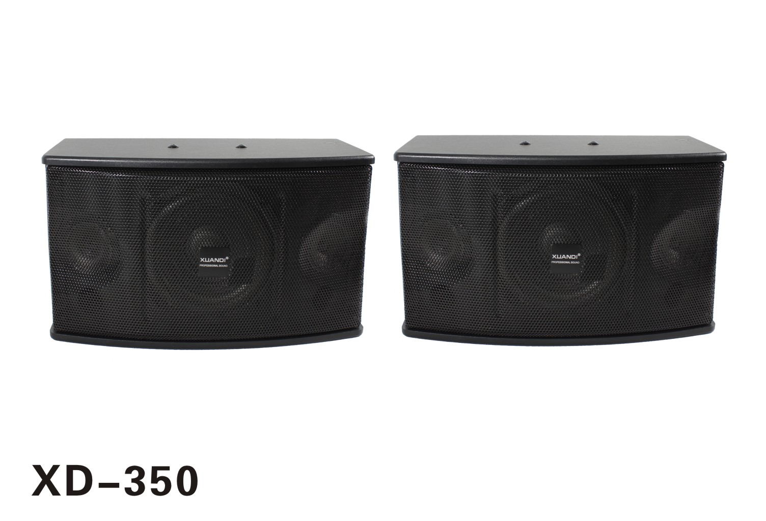 XUANDI炫笛  8寸卡包额定功率: 100W  最大功率: 200W  频率响应: 45HZ-19KHZ  灵 敏 度: 100dB  阻    抗: 4-16欧  喇叭单元：双高音+8寸低音 铁网