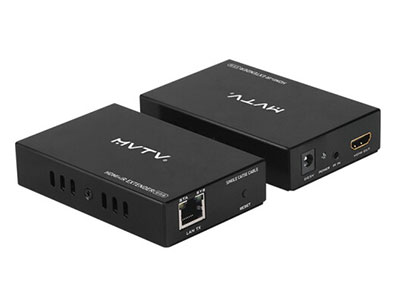 夢田  HDMI延長器200米 HDMI轉RJ45網口轉換器 網絡高清傳輸信號放大器 一對裝 HDMI延長器