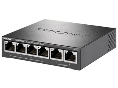 TP-LINK 千兆上联云管理PoE交换机VLAN隔离监控专用智能识别网络传输稳定快速安防 TL-SL2206MP