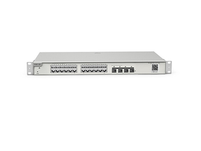 锐捷RG-NBS3200-24GT4XS二层网管交换机，交换容量336Gbps，包转发率108Mpps，24个10/100/1000Mpps自适应电口交换机，固化4个SFP+万兆光口，支持Vlan、ACL、端口镜像、端口聚合等功能，支持睿易APP和MACC云平台统一管理。
