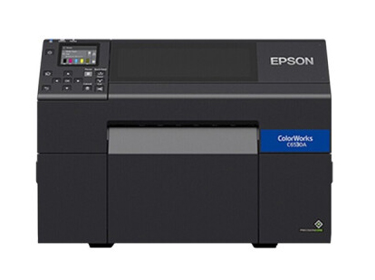 愛普生（EPSON） CW-C6530A 工業彩色標簽打印機 8英寸A4寬幅自動裁切 桌面型數碼標簽機 卷筒不干膠噴墨打印