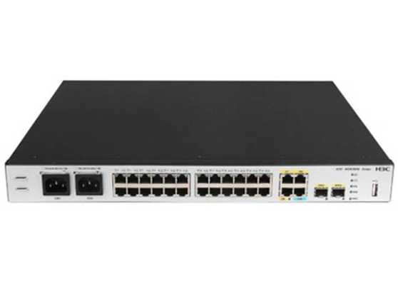 華三MSR3600-28-X13*GE+2*SFP(WAN)+24*GE(LAN/WAN)；內存1G、FLASH256M；1*USB2.0 支持3/4G Modem擴展；
