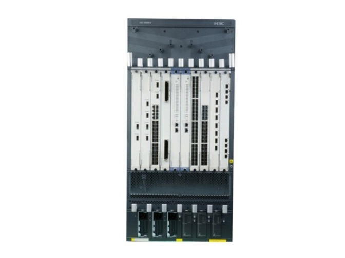 華三SR8808-XH3C SR8808-X，路由器類型 企業級路由器，端口結構 模塊化，擴展模塊 主控板數量：2個，業務板數量：32個，線卡板數量：8個，包轉發率 24000/172800Mpps