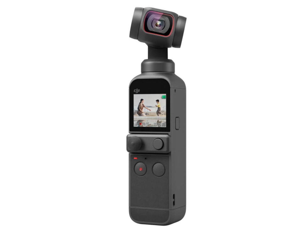 大疆 DJI Pocket 2 靈眸口袋云臺相機 小巧便攜 三軸機械增穩 4K/60fps 視頻 6400 萬像素照片 智能跟隨 3.0 一鍵剪輯 立體聲收音