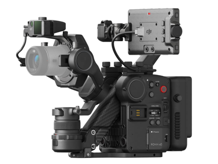 大疆 DJI Ronin 4D-6K 電影機 高集成模塊化設計 全畫幅云臺相機 6K/60fps 及 4K/120fps ProRes 內錄 四軸主動增穩 LiDAR 激光跟焦 無線圖傳控制系統
