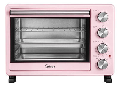 美的电烤箱PT25A0粉色