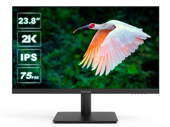 优派 VA2462-2K-HD 23.8英寸三微边2K高清 IPS 5ms 75hz HDR10 防撕裂低蓝光节能电脑显示器