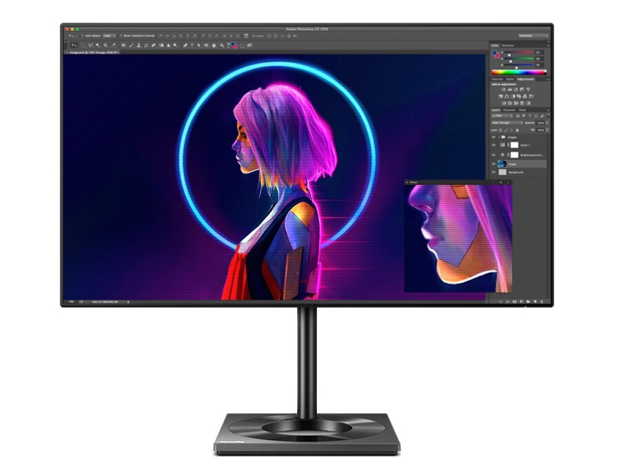 飞利浦 279C9 27英寸 4K 悬浮全面屏 LGD-IPS HDR400 Type-C65W投屏 旋转升降