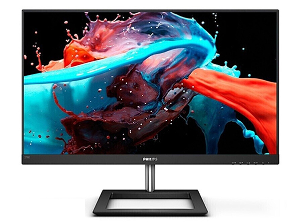 飞利浦 278E1 27英寸 4K IPS 10bit色深 109%sRGB 低蓝光 可壁挂 游戏模式 高清设计办公显示器