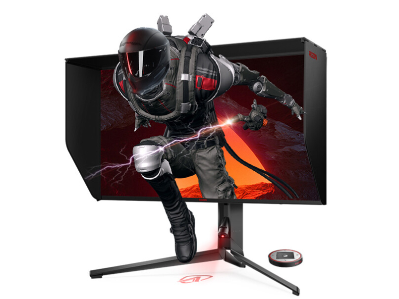 AOC AGON 27英寸 AG274QZP 2K 240Hz Nano IPS HDR600 0.5ms DTS音效 旋转升降 四边微边 游戏电竞电脑显示器