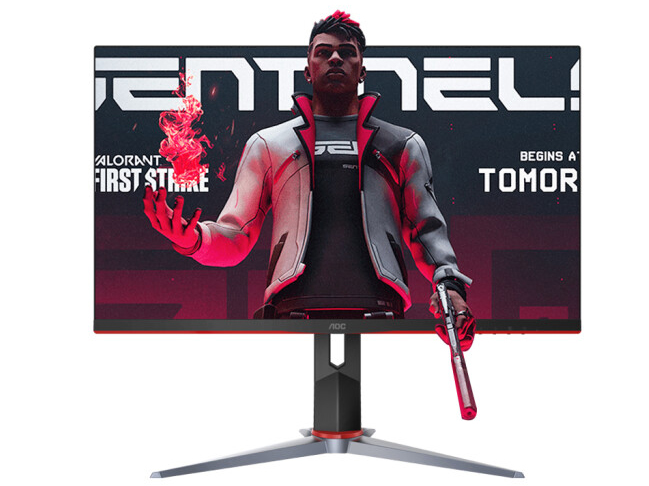 AOC Q27G2S/D 27英寸 2K HDR400 IPS 170Hz 快速液晶1ms响应 10Bit 满血小金刚MAX 旋转升降 游戏电竞显示器 
