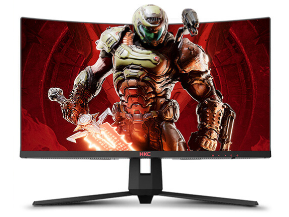 HKC SG32C 31.5英寸 1080P高清165HZ 1500R曲面 吃鸡电竞游 台式显示屏 可壁挂 不闪屏 液晶电脑显示器 