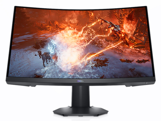 戴尔（DELL） S2422HG 23.6英寸 曲面 原生165Hz 高刷 1ms FreeSync 低蓝光 暗夜黑武士 1500R 电竞显示器