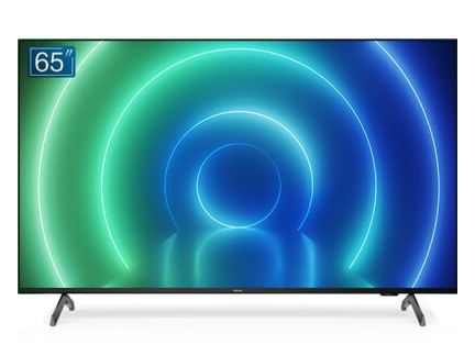 飞利浦（PHILIPS）65英寸 4K超高清 全面屏 P5 环景光 2G+16G 杜比全景声 智能电视65PUF7696