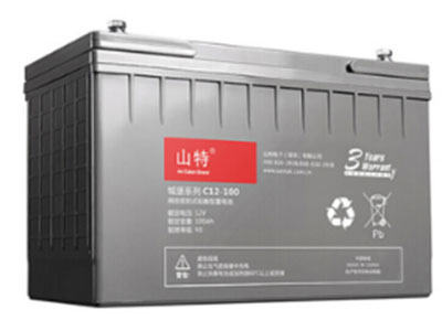 山特 UPS不间断电源 城堡系列 电池免维护机 房服务器专用阀控式铅酸蓄电池 C12-100AH