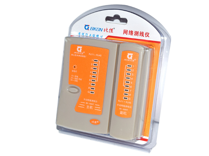 比控手自两用 多功能网络测试仪 RJ45RJ11电话线网线测线仪测线器