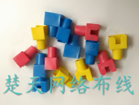 迷你彩色护套 网络水晶头保护套 超五类六类网线护套RJ45护套
