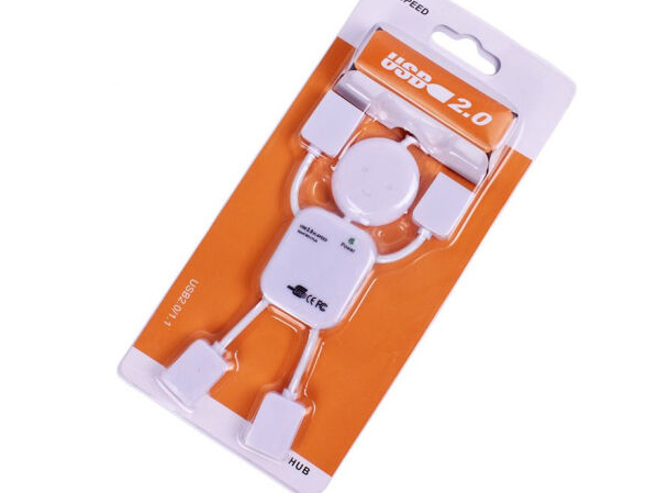 小人形USB 一分四 USB分线器 USB HUB 2.0 usb集线器