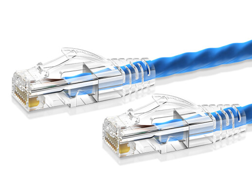 TP-LINK 超五類網線 CAT5e類千兆網絡連接線 工程家用電腦寬帶監控非屏蔽8芯雙絞成品跳線 15米 EC5e-15(藍)