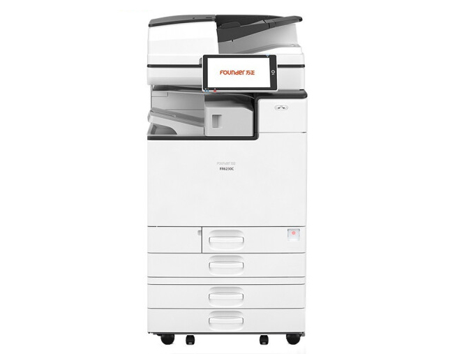 方正 FR6230C 复印机 主机30页/分（双面输稿器、网络）10.1寸彩色触控屏  双纸盒 内存4G  硬盘320G  可添加防复印防伪
