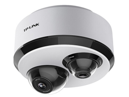 TL-IPC55T2 雙目攝像機，500萬全景+200萬特寫； 網口/Wi-Fi可選；支持雙向語音，可通話可錄音；支持智能跟蹤，自動跟拍移動物體