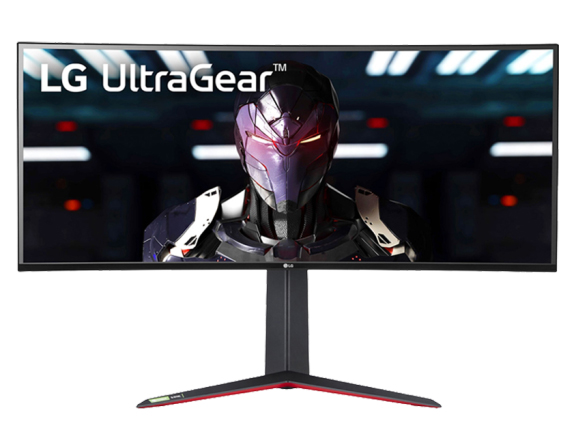 LG 准4K游戏电竞曲面显示器 21:9带鱼屏160Hz超频 Nano IPS技术 兼容G-Sync 大金刚显示屏34英寸34GN850 HDR4
