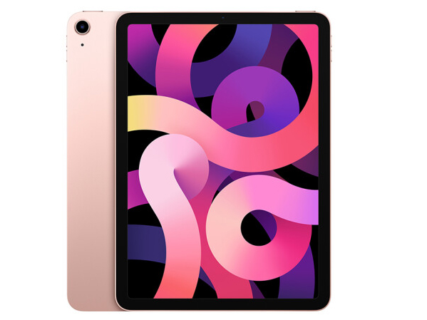 Apple iPad Air4 10.9英寸 平板电脑（ 2020年款 64G WLAN版/A14芯片/触控ID/全面屏MYFP2CH/A）玫瑰金色
