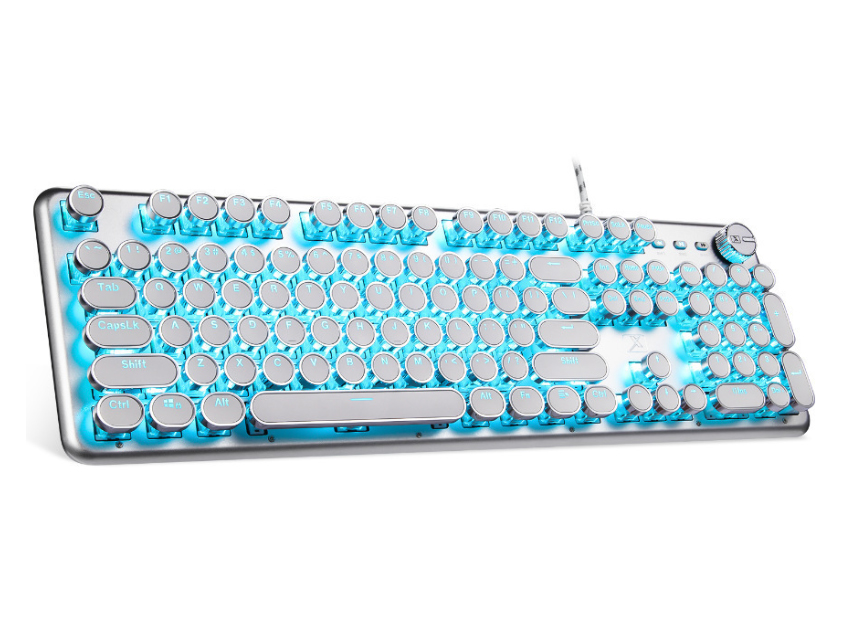 新盟 KB1000蒂夫尼蓝机械键盘