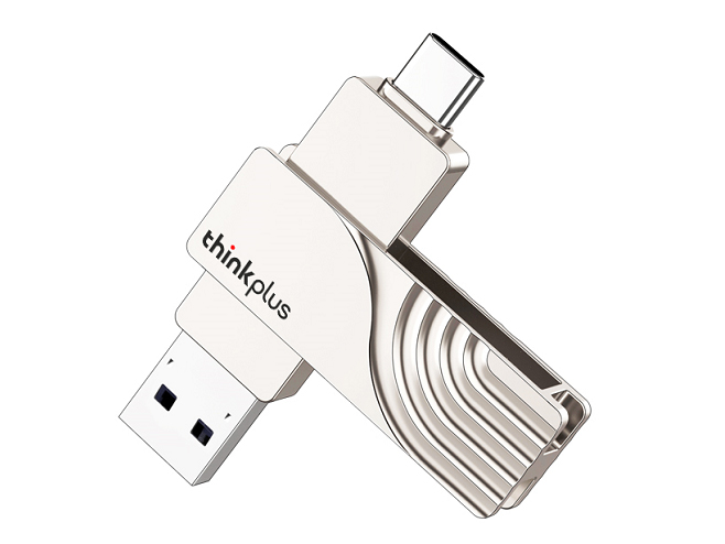 聯想（thinkplus）32GB Type-C USB3.0 手機U盤 TPCU301雙接口手機電腦多用車載優盤珍珠鎳