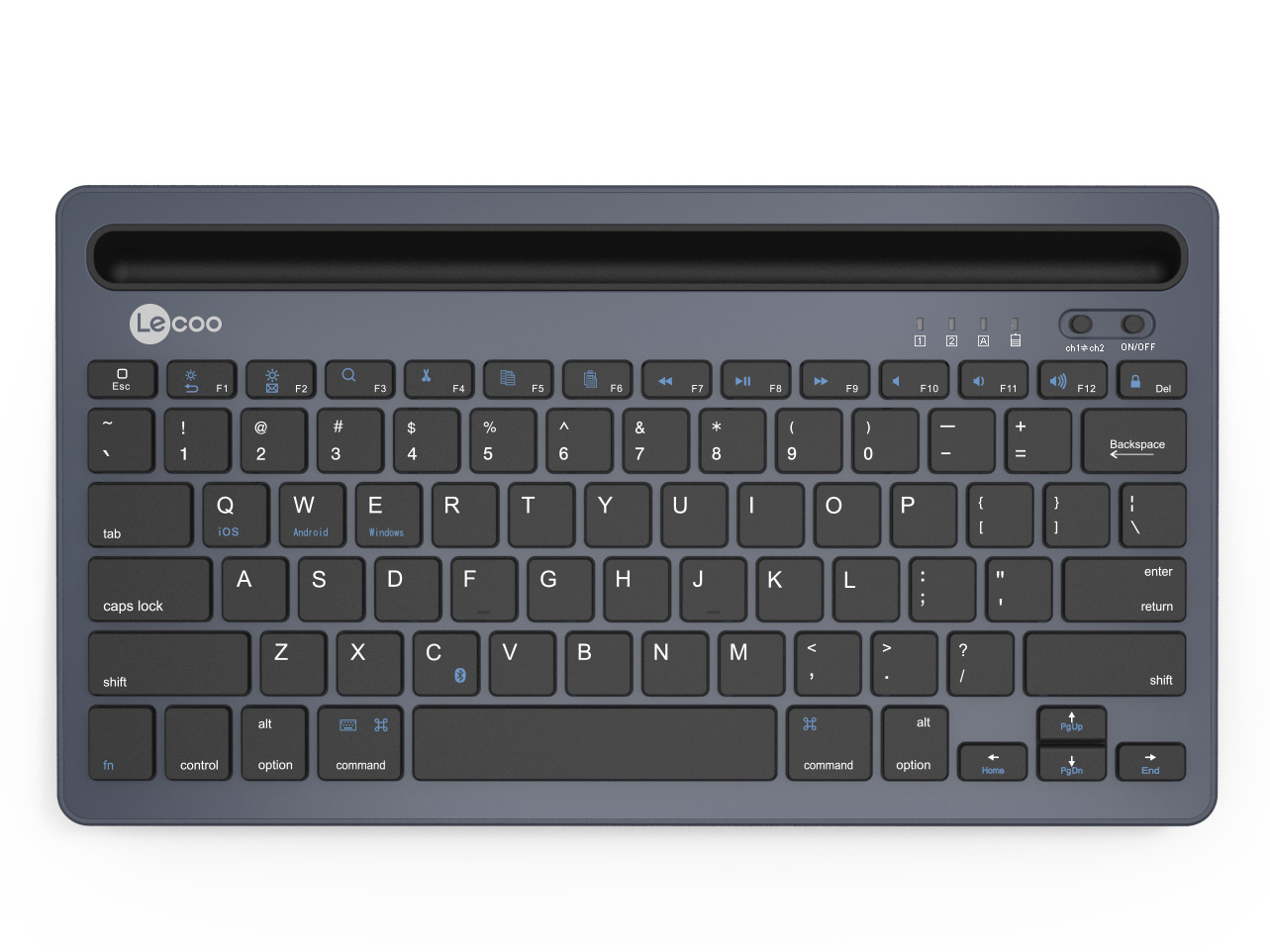 聯想（Lenovo）來酷 BK100 藍牙鍵盤 巧克力，剪刀腳鍵帽